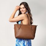 Women's Structured work Tote bag for office| Tote Laptop Bag for Work | Ladies purse | Stylish Shoulder Bag | Gift For Women|Tote Bags for Women For Office Use, Work