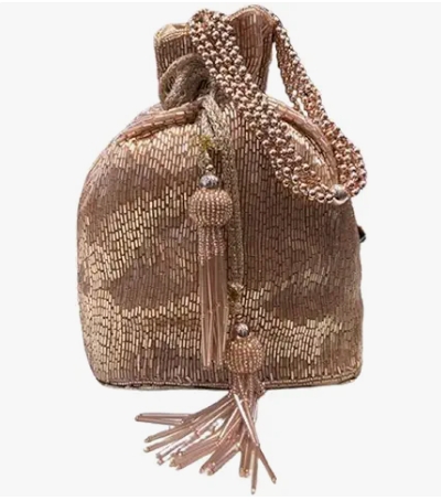 Stylish potli bag for ladies |traditional indian wristlet | women handbags | ethnic zari fashion Potli bag | wedding potli bag