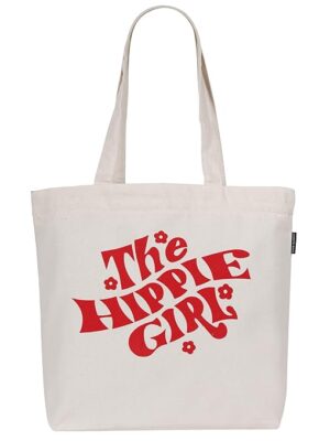 100% Cotton Printed Canvas Tote Bags for Women, Men, College Students | Inner Pocket Daily Use Zipper Tote Bag for Shopping, Office, Travel & Beach
