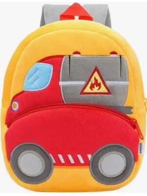 Solimo Velvet Toddler Backpack For Girls And Boys 2-6, Preschool Kindergarten Backpack, Cute Kids Backpacks, Oil Tanker Backpacks For Kids (10L_Multi Colour)-2