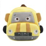 Velvet Toddler Backpack For Girls And Boys 2-6, Preschool Kindergarten Backpack, Cute Kids Backpacks, Yellow Mini Backpacks For Kids (10L_Multi Colour)