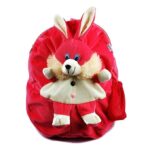Solimo Velvet Toddler Backpack For Girls And Boys 2-6, Preschool Kindergarten Backpack, Cute Kids Backpacks, Hf-Rabbit-1 Backpacks For Kids (10L_Multi Colour)-1
