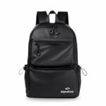Mens Backpack for Work, Laptop Backpack Fits 18 in Laptop, Travel Backpack with Luggage Strap, Large Capacity Daypack -Black
