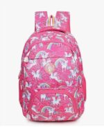 Polyester Waterproof 30 L Designer Floral Printed School, College Tuition Backpack Bag for Girls and Women