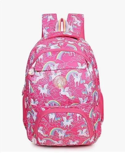 Polyester Waterproof 30 L Designer Floral Printed School, College Tuition Backpack Bag for Girls and Women