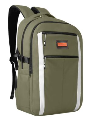 Professional Laptop Backpack – Water-Resistant, Multi-Compartment Design, and Anti-Theft Features-Green