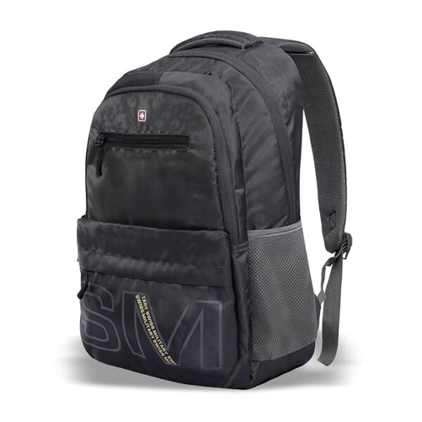 Spacious/large laptop backpack with 15.4 Inch laptop Compartment, college bag, travel bag for men and women, Polyester, 34 Litre
