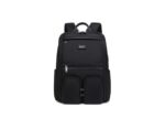 BACKPACK | Unisex Waterproof Polyester Travel & Daily Use Backpack with Spacious Compartments, Multi-Pocket Organizer & Lightweight Design (Black)