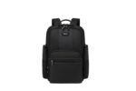 Backpack | Unisex Polyester Waterproof Backpack with Multi-Compartment Design, Padded Shoulder Straps, Laptop Sleeve and Durable Zippers for Office, and Daily Use (Black)