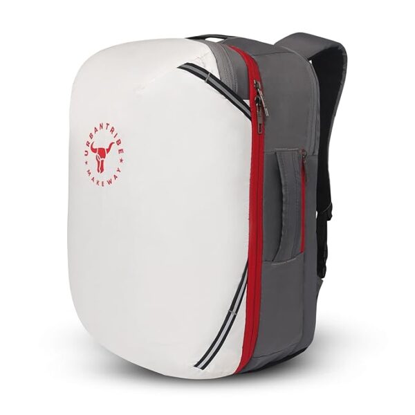 31L Travel Backpack for Men & Women | Laptop Bag 15.6 inch | Overnighter Backpack | Convertible -White