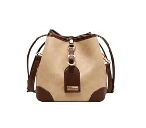 Bag Fashion PU Leather Ladies Shoulder Cross Body Bucket Bag Purse