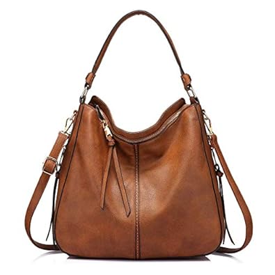 Women Inovera Faux Leather Handbags Shoulder Hobo Bag Ladies Big Purse With Long Strap