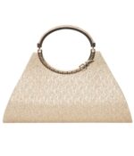 Women Girls Clutch Bag Purse Handbag Wedding Bridal-Beige