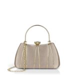Women's Star Framed Clutch | Ladies Purse Handbag-Brown