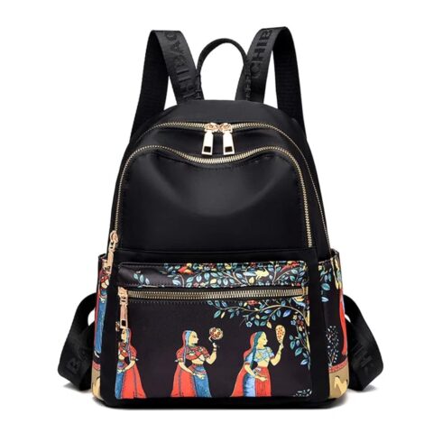 Printed Durable Water-Resistant Women's Backpack College Bag for girls. Gift for Her…